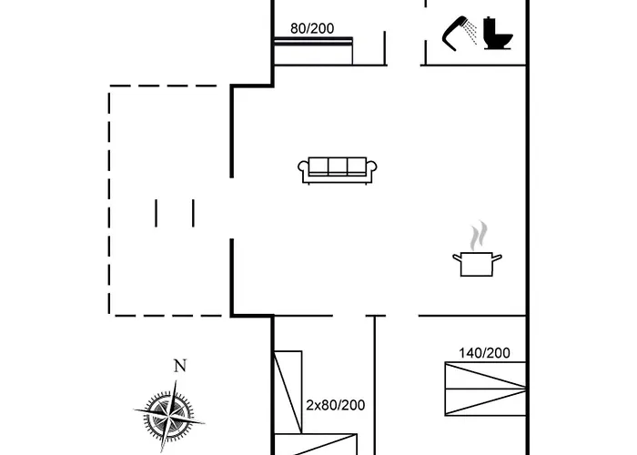 Ajla - 500m From The Sea By Interhome בית נופש Vester Somarken